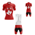 thumbnail image 1 of Kit de Cyclisme pour Femmes Feuille Rouge/blanche Canada - TP, 1 of 5