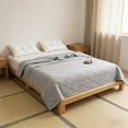 thumbnail image 6 of Cooling Comforter for Hot Sleepers - Lightweight Breathable Tencel Blend,Double Sided All-Season Comforter,Temperature Regulating & Machine Washable (Gray,39''*59''), 6 of 6