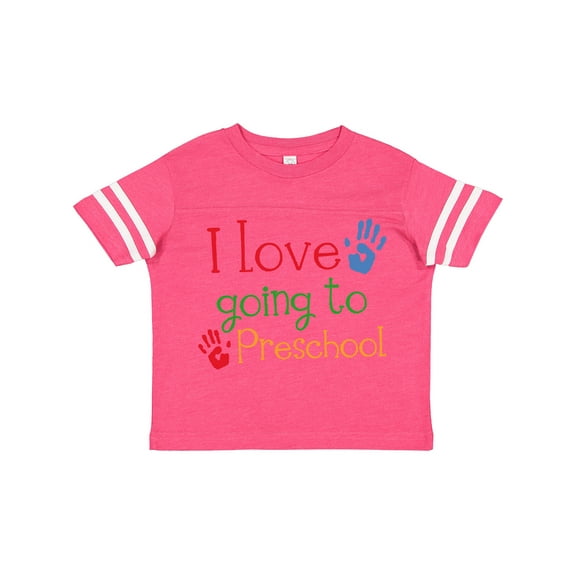 Inktastic I Love Going to Preschool Boys or Girls Toddler T-Shirt