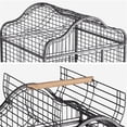 thumbnail image 5 of Alden Design Rolling Metal Large Bird Cage Parrot Cage with Stand Open Playtop, 5 of 10
