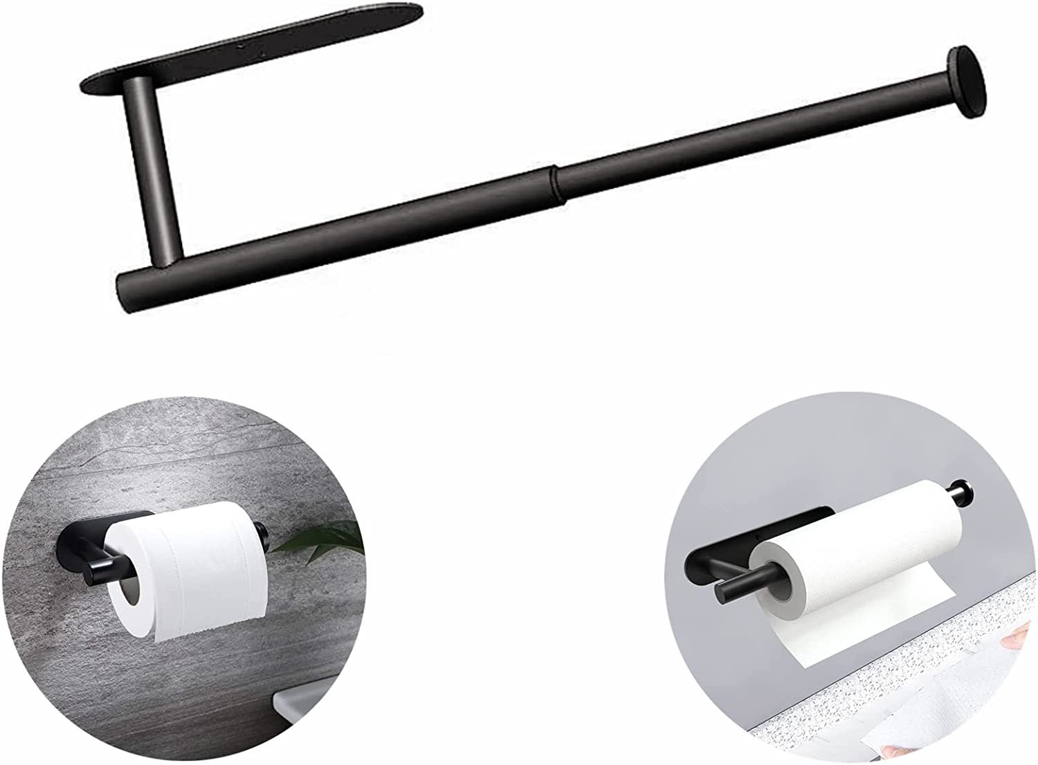 Toilet Paper Holder Modern Round Tissue Roll Holders Wall Mount, Toilet