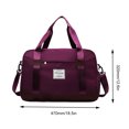thumbnail image 3 of Bolsa De Gimnasio con bolsillo seco y húmedo Compartimento para Botas Bolsa de gimnasio Bolsa de gimnasio deportiva grande para hombres y mujeres, 3 of 6
