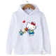 thumbnail image 5 of Sudadera informal de calle kawaii con dibujos animados de Hello Kitty para niños y niñas de 3 a 14 años con diseño de Sunshine, sudadera para deportes al aire libre para niños, 5 of 5