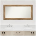 thumbnail image 4 of Amanti Art Custom Wall and Bathroom Mirror (25.5 x 49.5 in.), Owl Brown Frame, 4 of 7