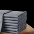 thumbnail image 3 of 12Pcs Black Microfiber Lint Free Cleaning Cloth Reusable For Kitchens Cars Glass, 3 of 7