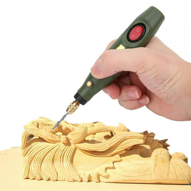 Filfeel Mini Electric Grinder Tool Kit With Ergonomic Handle Mini Lightweight Wood Carving For Agate Carving