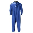 thumbnail image 5 of Rohuuque Christmas Festival Onesie for Unisex Animal Dress Up Adult Pajamas Zipper Hoodie Casual Jumpsuit with Pocket Blue, 5 of 9