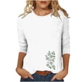 thumbnail image 2 of LiMoi Tshirts Shirts for Women Y2k Plus Size Tops for Women 3/4 Sleeve Plus Size Shirt T Shirts for Women Graphic My Items, 2 of 4
