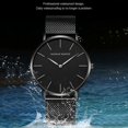 thumbnail image 5 of Men's Watches Luxury Quartz Wristwatch Men Business Casual Watch Fashion Braided Stainless Steel Watch Band Waterproof Watch for Men, 5 of 5