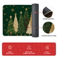thumbnail image 4 of Sm:)e Pine Tree Christmas Kitchen Rugs and Mats, 17x29Inch and 17x47 Inch, Non Slip Linen Mat Inside Washable for Porch Patio Hallway, Green, 4 of 7