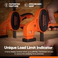 thumbnail image 3 of Jorgensen 12" 2-Pack One-Handed Bar Clamp/Spreader with Load Limit Indicator, Quick Grip E-Z Hold F Clamp Set, 300 lbs Medium Duty, 3 of 7
