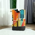 thumbnail image 6 of Yayeee Freestanding Laundry Hamper with Handle Collapsible Large Storage Basket for Clothes, Colorful Cocktails, 6 of 7