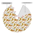 thumbnail image 2 of Sikiie Pizza Slices 30-48 inches {designName} Print Christmas Tree Skirt Snowman Xmas Tree Skirt with Edge Christmas Decorations for Holiday Party36", 2 of 7