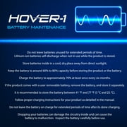 Hover-1 Alpha Cargo Electric Scooter for Teens, 16 mph Max Speed, UL 2272 Certified, Black