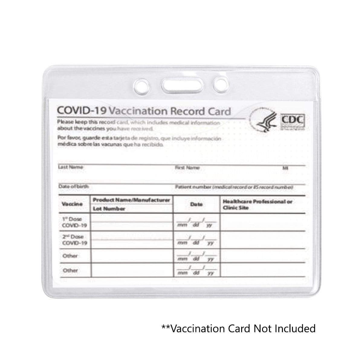 Specialist Premium Heavy Duty ID Badge & ID Holders, 4" x 3, 100 Pack