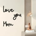 thumbnail image 5 of nvzhuang 3Pcs Mother's Day Decor Wooden Love You Mom Sign Wall Decorations for Home Holiday Party Supplies, 5 of 8