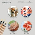 thumbnail image 6 of ARTIFY 15 Pieces Chungking Bristle Paint Brush Set, Nature Series, Perfect for Oil and Acrylic Painting with a Free Carrying Box, 6 of 7