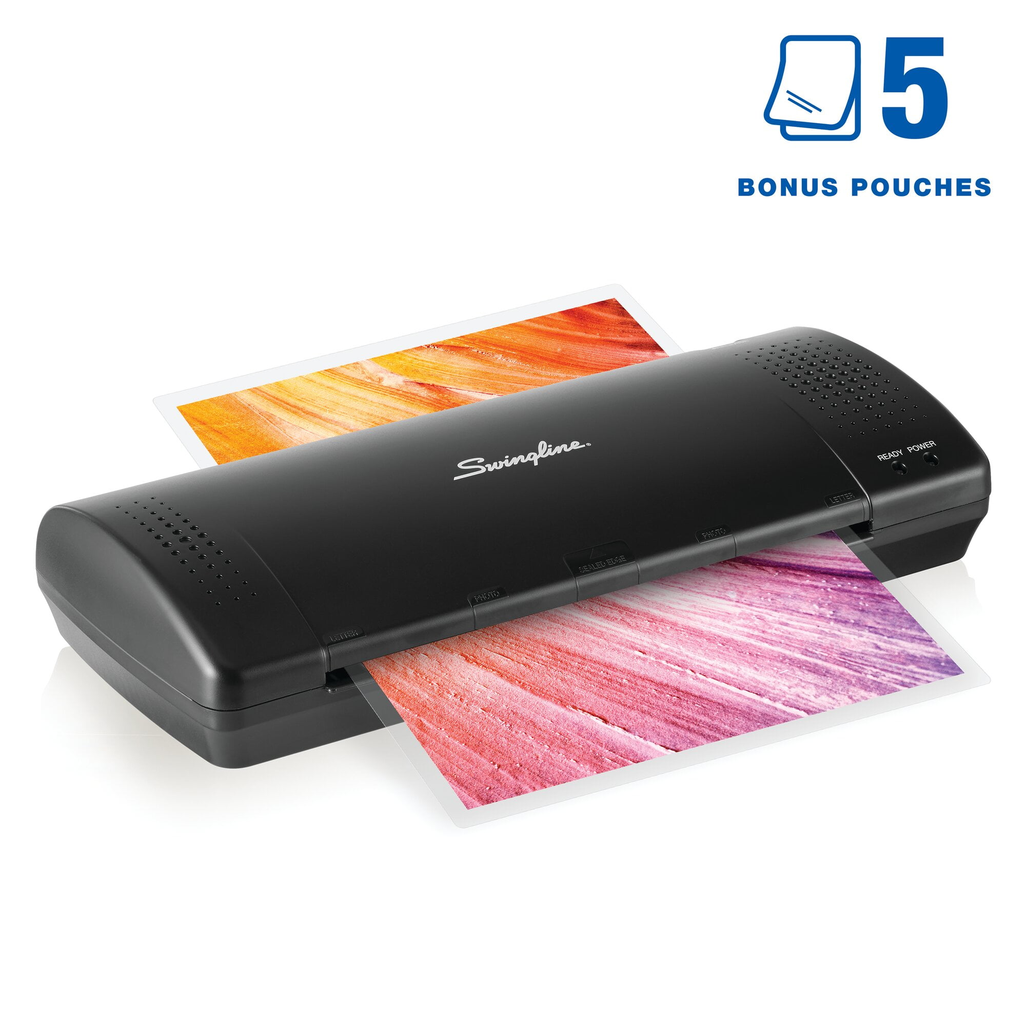 Portable Swingline Inspire Plus Thermal Pouch Laminator, 9
