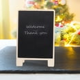 thumbnail image 2 of SENSETH 3Pcs Cedarwood Standing Memo boards Wooden Writing Boards (Black), 2 of 9