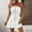 White, variant on LADIGASU Summer Women's Solid Sleeveless Casual Strapless Jumpsuit Short