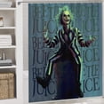 thumbnail image 5 of Beetlejuice Beetlejuice 4 Pcs Shower Curtain Set Bathroom Sets Shower Curtain with 12 Hooks Bathroom Decor with Rugs Bath Accessories with Mats Toilet Lid Cover, 5 of 8