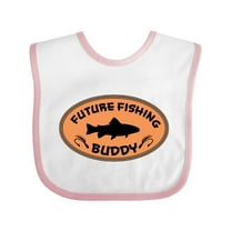 Inktastic Future Fishing Buddy Boys or Girls Baby Bib