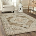 thumbnail image 2 of Lr Home Tranquillity Beige 5 Feet x 7 Feet Persian Medallion Indoor Area Rug, 2 of 8