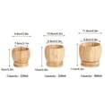 thumbnail image 3 of JoyMoreHome Wood Mortar and Pestle Bowl Garlic Mortar Pepper Press Mincer Grinder Chopper Crusher Mixed Kitchen Tool, 3 of 5