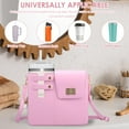 thumbnail image 6 of Purse Bottle Holder Bag with Strap, Crossbody Water Bottle Storage Bag with Phone Pocket, Shoulder Tumbler Carrier, 6 of 9
