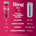 thumbnail image 6 of Bing Beverage Healthy Energy Drinks, Bing Raz, 12 oz (24 Pack), 6 of 8