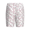 thumbnail image 7 of Daiia Playing Rabbit Mens Woven Stretch Pajama Short,Short Pajama Pants-X-Large, 7 of 7
