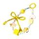 thumbnail image 3 of Correa de teléfono con cuentas multiusos con dibujos animados para mujer, pulsera para teléfono, cadena para teléfono Amarillo, 3 of 9
