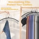 thumbnail image 5 of Perchas para pantalones Besslly Upgrade con 30 clips para armario, paquete de 2, 5 of 7