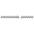 thumbnail image 2 of ARAIYA FINE JEWELRY Sterling Silver Round Cluster Lab Grown Diamond Bracelet (2 1/2 cttw, VS1 Clarity, I-J Color) 7", 2 of 5