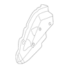 Genuine OE Land-Rover Hinge - MXC2258