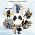 thumbnail image 5 of Kids Winter Toddler Mittens Multicolor Soft Knitted Gloves Thick Cold Protection Mitten, 5 of 5