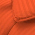thumbnail image 4 of DNG Creations 1 Piece Damask Stripe Comforter 100% Egyptian Cotton 550 GSM Filling ( Twin/Twin XL Size ) All Season 800 Thread Count - Stripe Orange Colour, 4 of 6