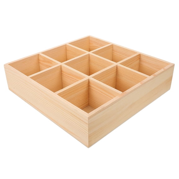 Raindrops Wooden Tea Bag Holder Sugar Packets Spice Pouches Storage Box Instant Coffee Bag Box