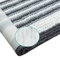 thumbnail image 5 of Phantoscope Soft Chenille Bathroom Rugs, 17 x 20 in and 20 x 30 in, Quick Dry, Non-Slip Backing, Dark Gray, 5 of 9