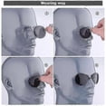 thumbnail image 3 of Movie style nose clip sunglasses polycarbonate lenses UV protection alloy clip 23mm nose bridge, 3 of 4