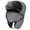 Gray, variant on Zacro Trapper Hat for Men Women, Winter Hat Trooper Russian Warm Hat with Ear Flaps Windproof Mask, Black