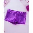 thumbnail image 7 of Miaeowve Kids Girls Dance Outfits Sparkly Sequins Tracksuit Sleeveless Athletic Crop Top with Shorts Set Activewear Purple 14, 7 of 7