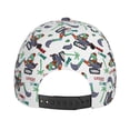 thumbnail image 6 of Naloa Original Classic Low Profile Hat Men Women Baseball Cap Dad Hat Adjustable Unconstructed Dinosaur on Excavator2 Print Cap, 6 of 9