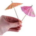 thumbnail image 3 of Prextex Umbrella Cocktail Picks - Bulk Pack of 220 Assorted Tropical Color Party Picks with Parasol Detail for Tiki Bars, Picnics, Party Drinkware, Cake Toppers, and Party Decoration, 3 of 7