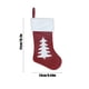 thumbnail image 3 of Juego de 2 Bolsas de Regalo para Calcetines Navideños | Calcetines Navideños de Terciopelo Rojo de Punto con Diseños de Papá Noel y Muñeco de Nieve | Tela de Patchwork Resistente | Decoración para La, 3 of 6