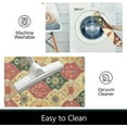 thumbnail image 5 of Aonewoe Boho 3 Piece Kitchen Rug Set Washable Non Slip Kitchen Mats for Floor Decorative Bohemian Kitchen Rugs and Runners Floor Mat for Hallway Laundry Room Sink, 5 of 7