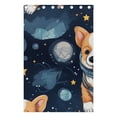 thumbnail image 4 of Dogs Astronauts Space Black Out Curtains 84 Inch Length Curtains for Sliding Glass Doors Bedroom Living Room 2 Pack, 4 of 6