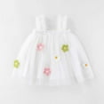 thumbnail image 2 of Toimothcn Robe pour Filles Sans Manches Décontractée Imprimée Florale en Tulle Doux Respirant Robes d'Été Confortables pour Filles, 2 of 4