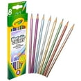 Crayola Colored Pencils, Assorted Metallic Colors, Set of 8