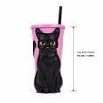 thumbnail image 5 of Practical Magic 2 Black Cat Grippr Tumbler with Straw, 3D Black Cat Novelty Drink Cup, Movie Inspired Beverage Tumbler for Home Desk Party Cat Lover Collector Gift, 5 of 9